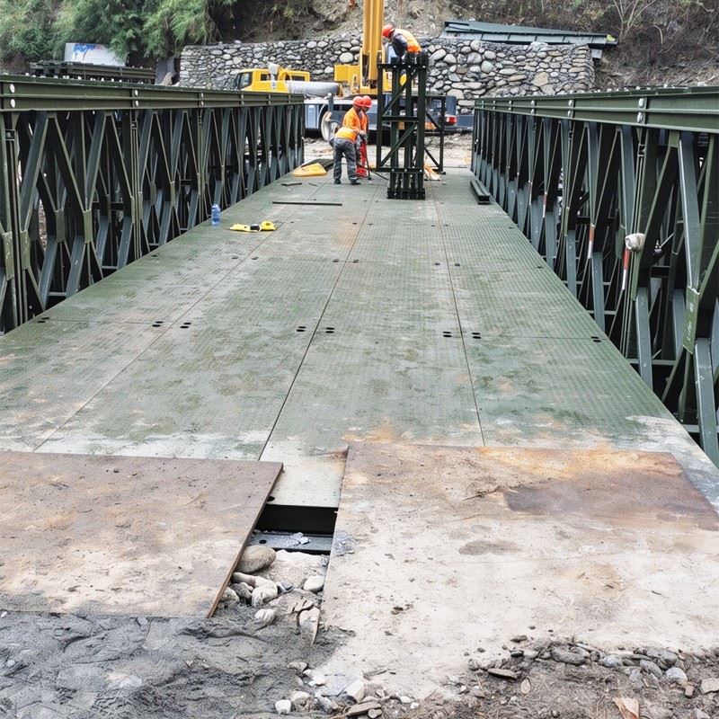 Bailey Bridge For Oil & Gas Pipeline Crossing Project