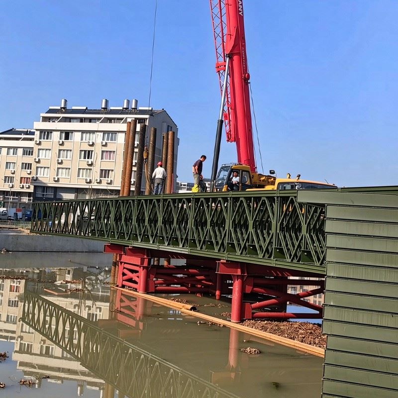 Prefabricated Bailey Bridge For Hydroelectric Plant Construction
