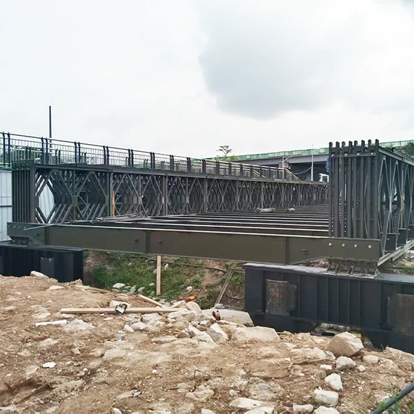 Reusable Bailey Bridge For Multiple Phase Construction Project
