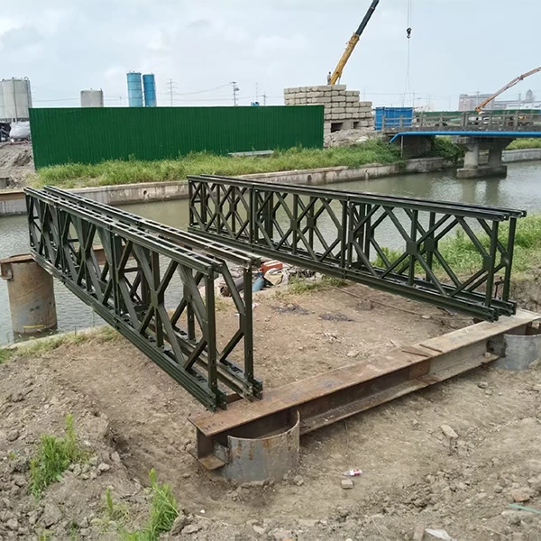 Temporary Bailey Bridge For Urban Road Renovation Detour