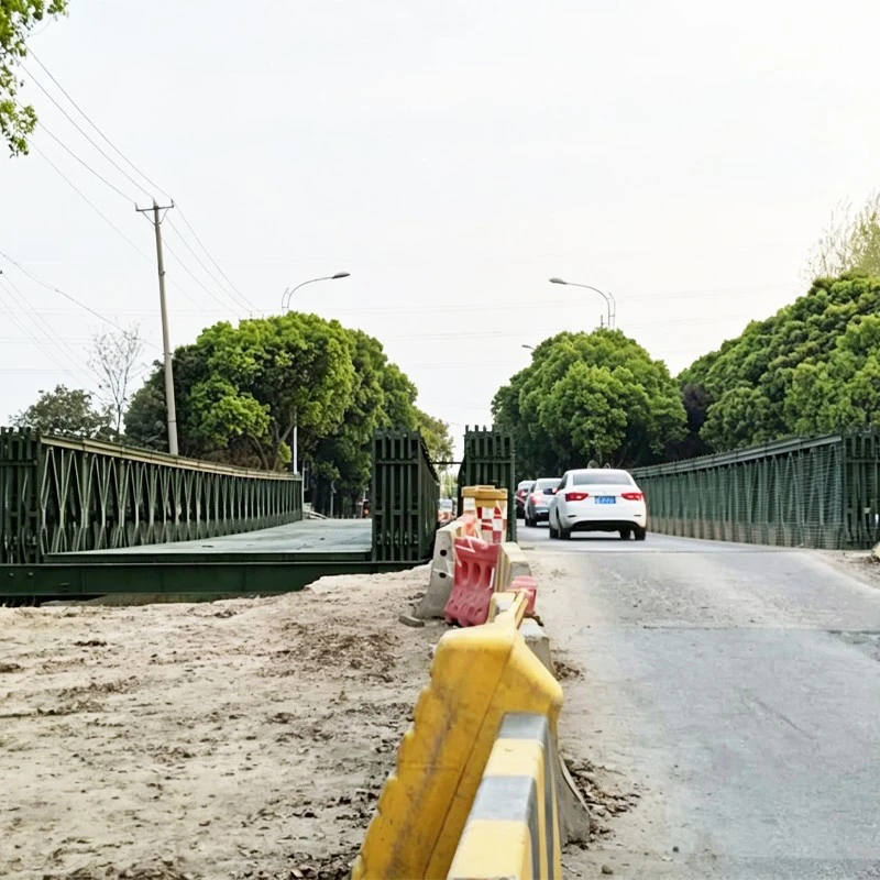 Weather Resistant Bailey Steel Bridge For Coastal Project